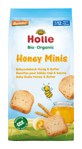 Holle, Holle Honey Minis Bio-Babyzwieback (100 g)