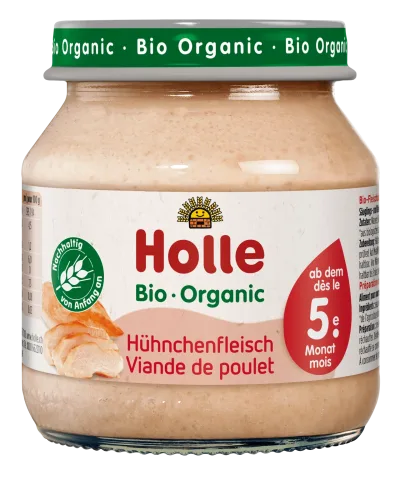 Holle, Holle Hühnchenfleisch Bio (125g)
