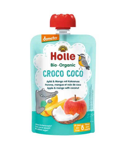 Holle, Holle Quetschbeutel Croco Coco (100g)