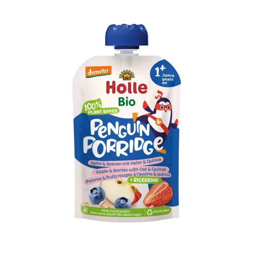 Holle, Holle Bio Penguin Porridge Quetschbeutel (110g)