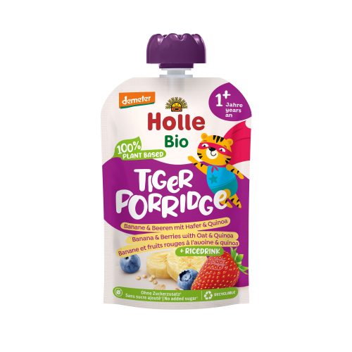 Holle, Holle Bio Tiger Porridge Quetschbeutel (110g)