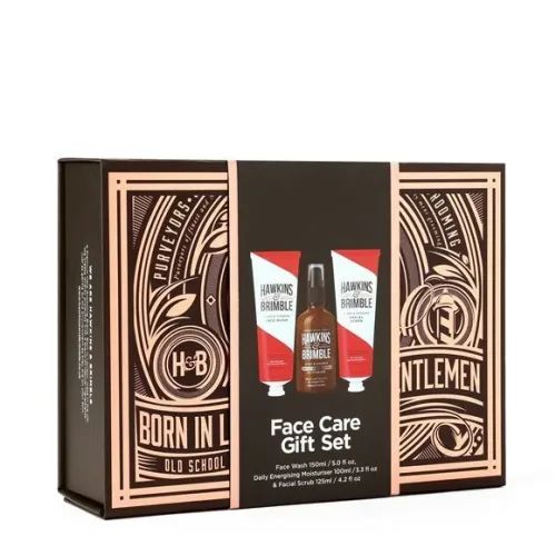 Hawkins & Brimble, Hawkins & Brimble Gesichtspflege-Geschenkset (3-teilig)