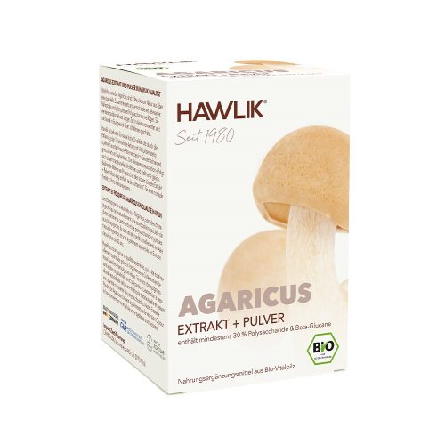 HAWLIK, HAWLIK Agaricus Extrakt + Pulver Kapseln (120 Stk)
