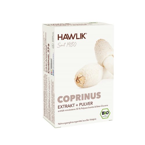 HAWLIK, HAWLIK Coprinus Extrakt + Pulver Kapseln (60 Stk)