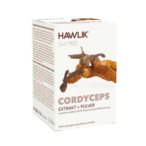 HAWLIK, HAWLIK Cordyceps Extrakt + Pulver Kapseln (120 Stk)