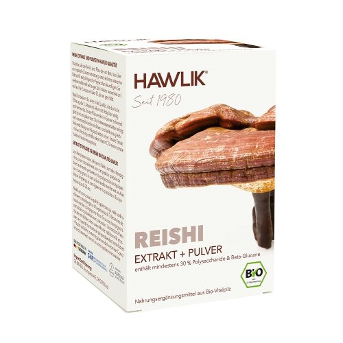 HAWLIK, HAWLIK Reishi Extrakt + Pulver Kapseln (120 Stk)