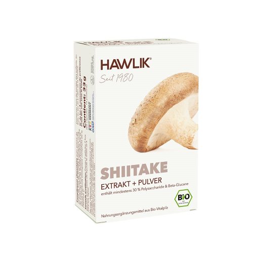 HAWLIK, HAWLIK Shiitake Extrakt + Pulver Kapseln (60 Stk)