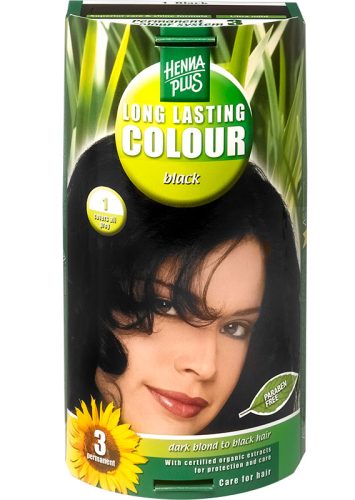 Henna Plus, HENNA PLUS Long Lasting Colour 1 Schwarz (1 Stk)