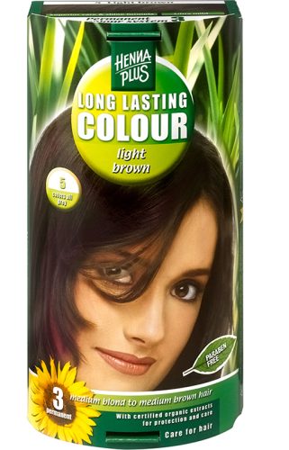 Henna Plus, HENNA PLUS Long Lasting Colour 5 Hellbraun (1 Stk)