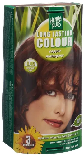 Henna Plus, HENNA PLUS Long Lasting Colour 6.45 Kupfer Mahagoni (1 Stk)