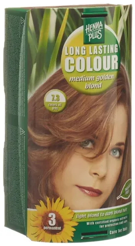 Henna Plus, HENNA PLUS Long Lasting Colour 7.3 Mittel Gold Blond (1 Stk)
