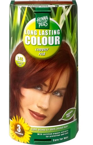 Henna Plus, Henna Plus Long Last Colour 7.46 copper red (1 Stück)