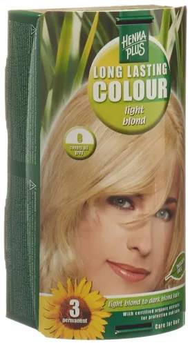 Henna Plus, HENNA PLUS Long Lasting Colour 8 Helles Blond (1 Stk)
