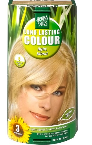Henna Plus, HENNA PLUS Long Lasting Colour 8 Helles Blond (1 Stk)