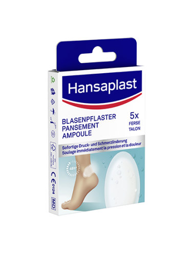 Hansaplast, Hansaplast Blasen-Pflaster Ferse, 58x34cmmm (5 Stk)