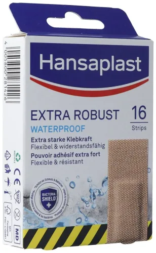 Hansaplast, Hansaplast Extra Robust Waterproof Strips (16 Stk)