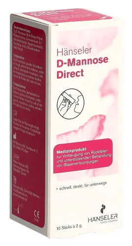 Hänseler, Hänseler D-Mannose Direct Sticks (10x2g)