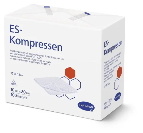 Hartmann, HARTMANN ES-Kompressen 12fach 10x20cm (100 Stk)
