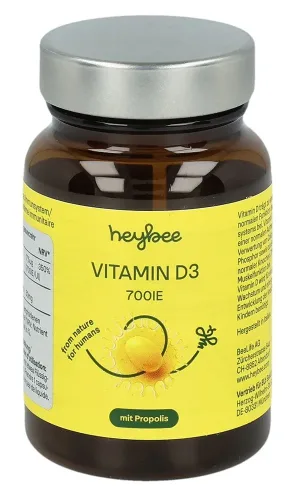heybee, heybee Vitamin D3 700 IE + Propolis Kapseln (60 Stk)