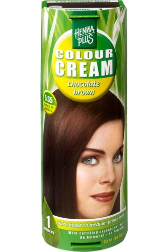 Henna Plus, HENNA PLUS Colour Cream 5.35 Schokoladen Braun (60ml)