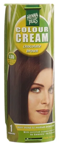 Henna Plus, HENNA PLUS Colour Cream 5.35 Schokoladen Braun (60ml)
