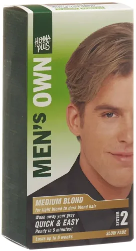 Henna Plus, HENNA PLUS Men's Own System 2 Medium Blond (1 Stk)