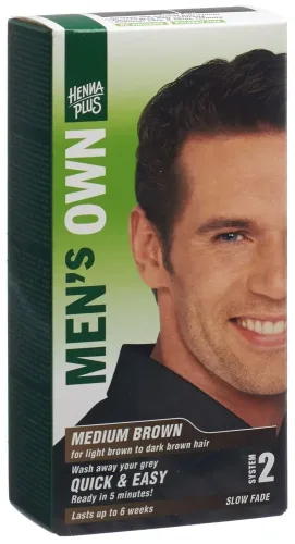 Henna Plus, HENNA PLUS Men's Own System 2 Medium Brown (1 Stk)