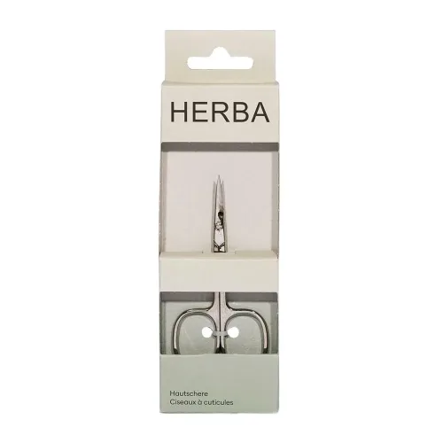 HERBA, Hautschere, vernickelt