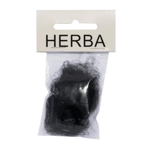 HERBA, Herba Haarnetz, schwarz, 3 Stk.
