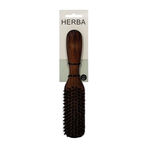HERBA, Herba Haarbürste geölt mit Wildschwein/Nylonborsten lang, Buche (1 Stk)