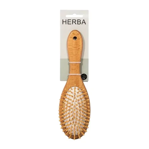 HERBA, Herba Haarbürste mit Holzstiften, oval (1 Stk)