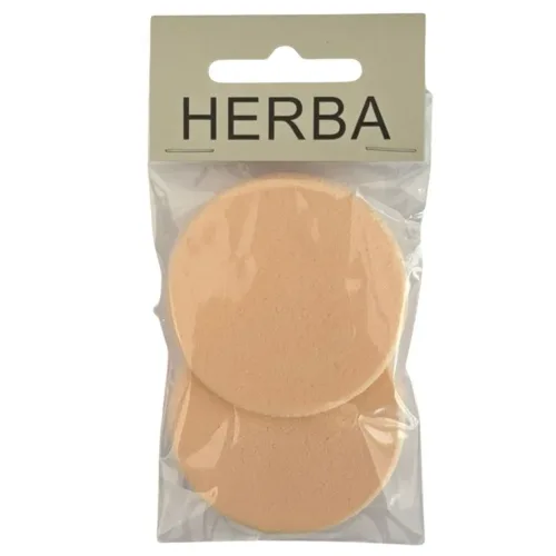 HERBA, Herba Make-up Schw&auml;mmchen, rund, beige, 2 Stk.