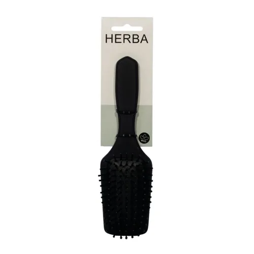 HERBA, Herba.Mini Haarb&uuml;rste, Softtouch, schwarz