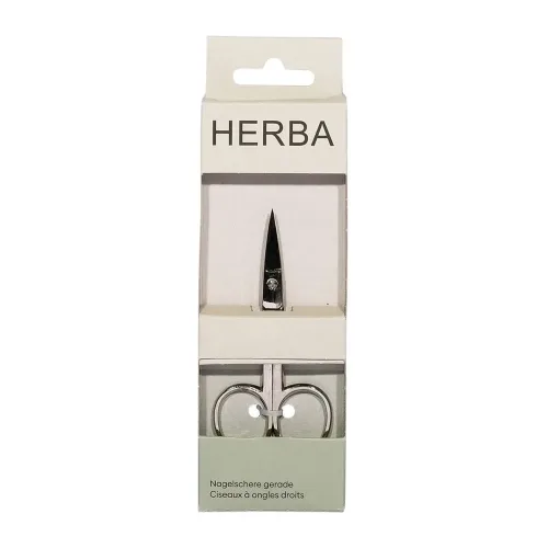 HERBA, Nagelschere, vernickelt, gerade