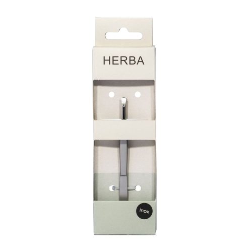 HERBA, Herba.Pinzette gebogen, Inox
