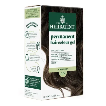 Herbatint, HERBATINT Haarfärbegel 4N Kastanienbraun (170ml)