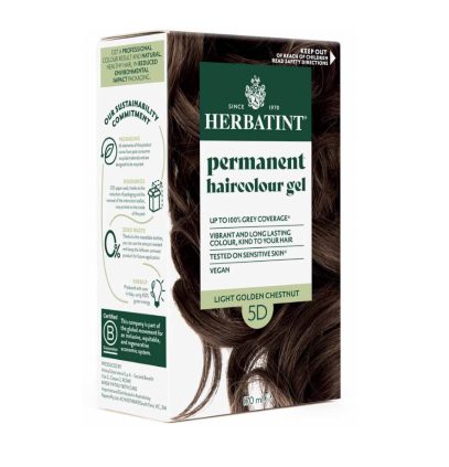 Herbatint, HERBATINT Haarfärbegel 5D Hellgoldene Kastanie (170ml)
