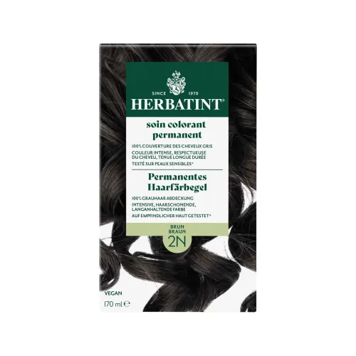 Herbatint, HERBATINT Haarfärbegel 2N Braun (170ml)