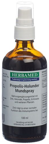HERBAMED, HERBAMED Propolis Holunder Mundspray (100ml)