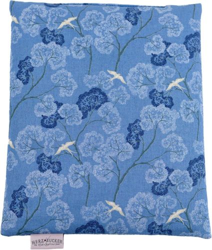 HERZZUCKER, HERZZUCKER Raps-Wärmekissen, 26x21cm, Schwalben blau (1 Stk)