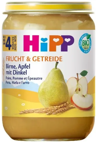 Hipp, Hipp Bio Birne-Apfel mit Dinkel (190g)