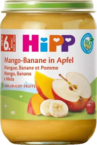 Hipp, Hipp Bio Mango-Banane in Apfel (190g)