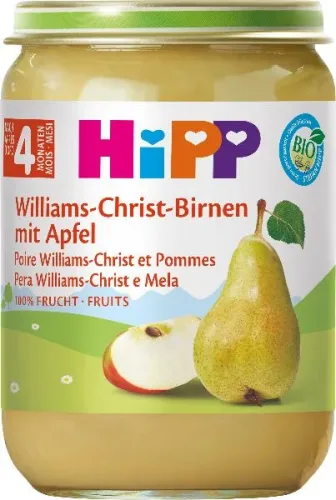 Hipp, Hipp Bio Williams-Christ-Birnen mit Apfel (190g)