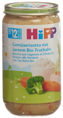 Hipp, Hipp Gemüserisotto mit zartem Bio-Truthahn (250g)