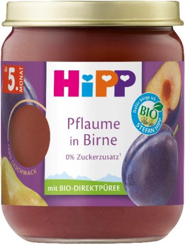 Hipp GmbH & Co. Vertrieb KG, HiPP Pflaume in Birne ab dem 5. Monat