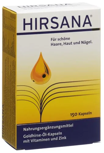 Hirsana, Hirsana Goldhirse Öl Kapseln (150 Stk)