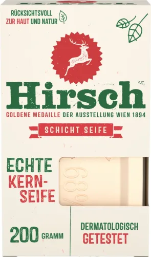 Hirsch, Hirsch Schicht-Kernseife (200g)