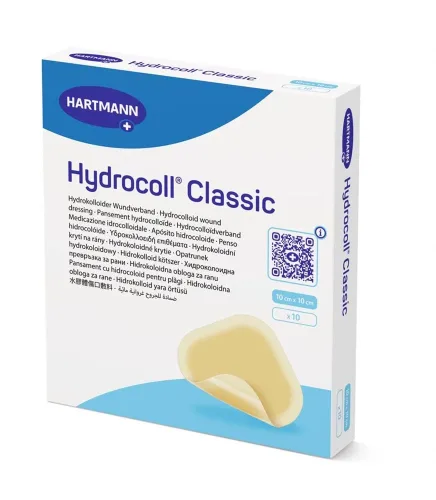Hydrocoll, Hydrocoll Classic Hydrokolloid-Verband, 10x10cm (10 Stk)
