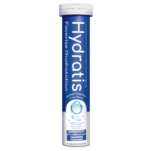 Hydratis, Hydratis Brausetabletten neutral, Mineralsalze und Elektrolyte (20 Stk)