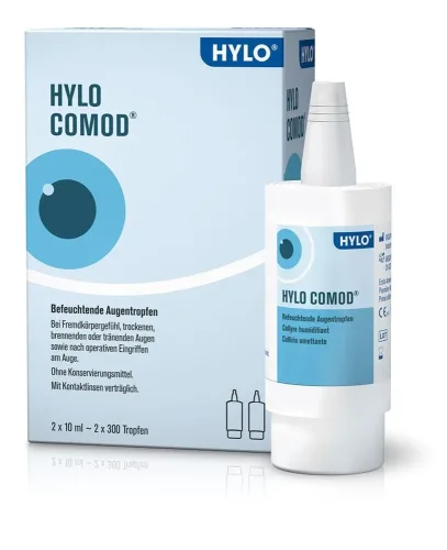 Hylo, HYLO COMOD Gtt Opht 2 Fl 10 ml